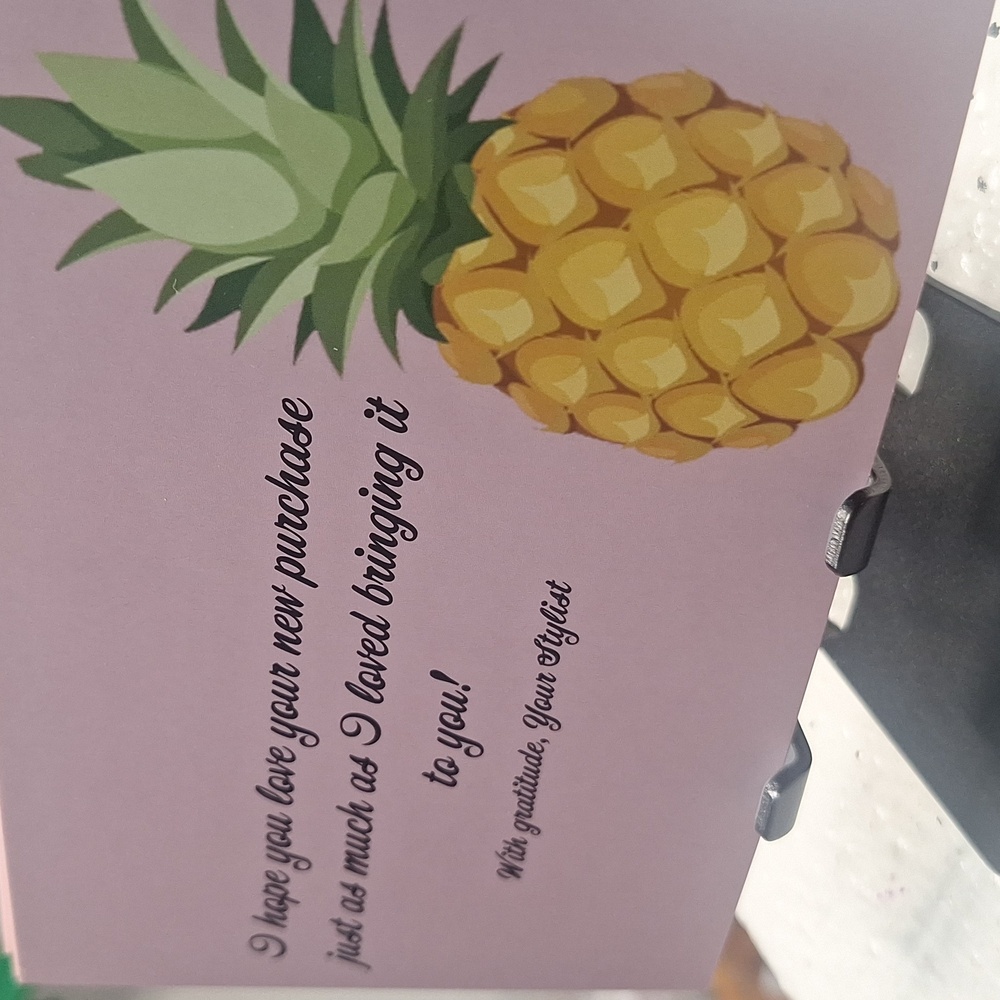 25ct. 4x6 Pineapple Thank You Cards Random 3 Polymailers ✨️PRICE FIRM✨️ - Picture 4 of 5